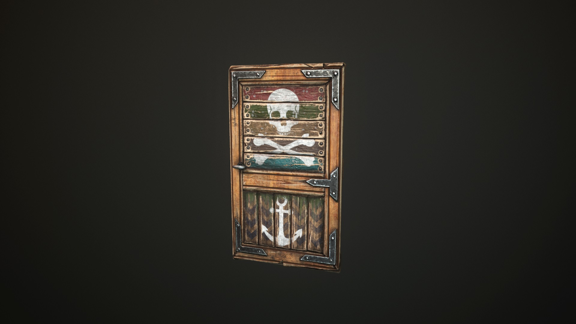 Pirate Wooden Door