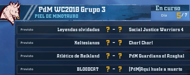 WC2018 - Grupo 3 / Jornada 5 - hasta el domingo 13 de Mayo 7FF106C299FF4C23B9D4E368E406A7E601237994