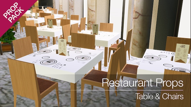 Steam Workshop Restaurant Table Chairs Pack