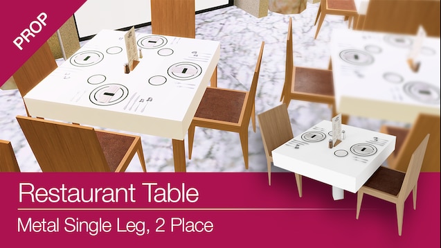 Steam Workshop Restaurant Table Chairs Pack