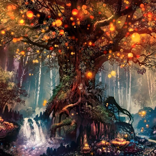 Древо аватара. Дерево Магик Форест. Сказочное дерево. Сказочный лес дерево. Фантазийные деревья.