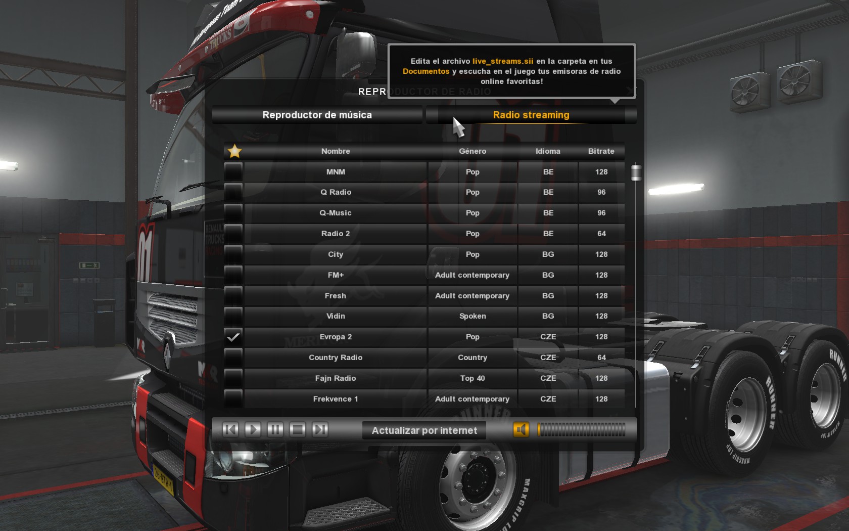 Sinis capa alcanzar Steam Community :: Guide :: Poner radios españolas en el Euro Truck  Simulator 2