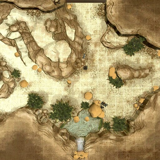 Steam Workshop::D&D - RPG Canyon Village Map