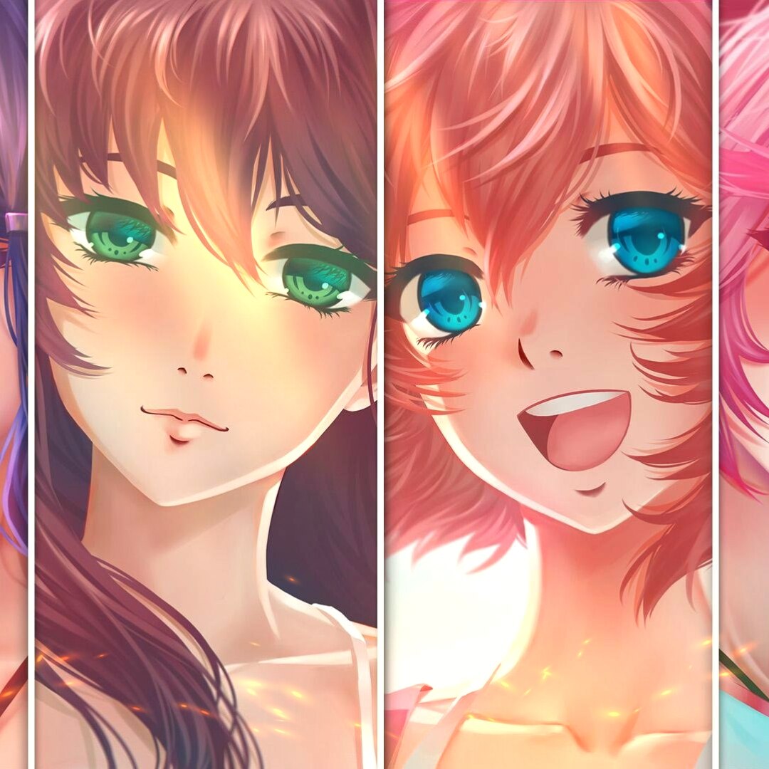 Doki Doki Literature Club - Characters 1920*1080 HD