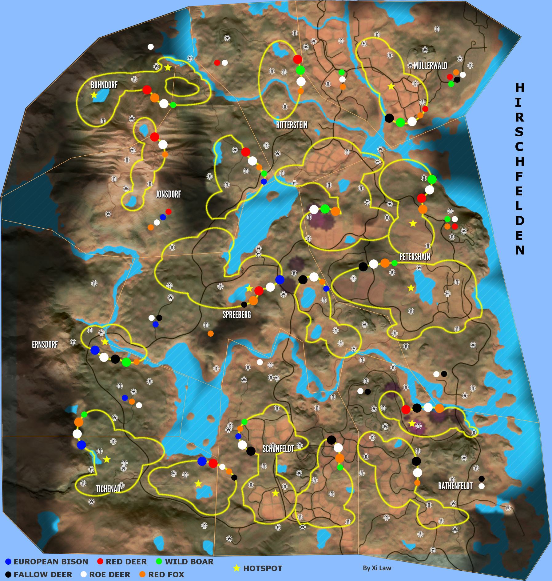Steam Community Guide Animal Location Maps (Parque update!)