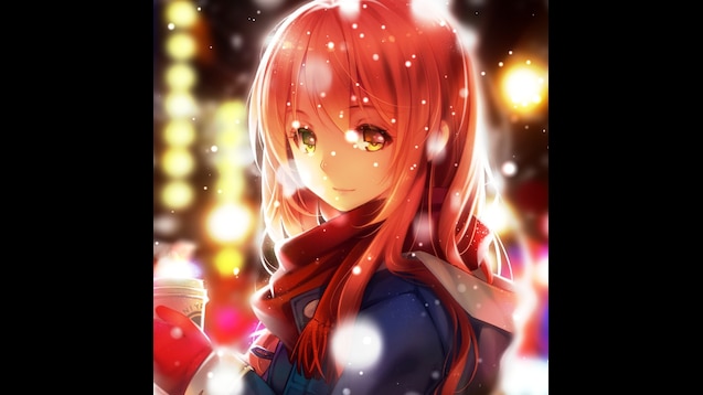 Steam Workshop Christmas Anime Girl