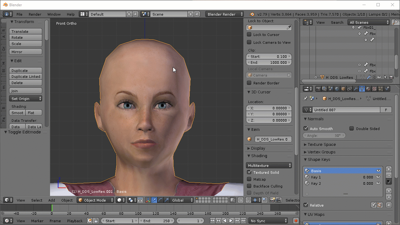 position mash Perioperative period Steam Community :: Guide :: Creating Valve Facial Flexes (Shapekeys) in  Blender 2.7x