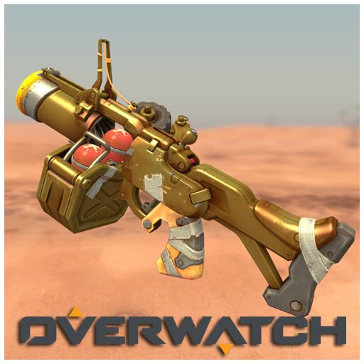 Steam Workshop Overwatch Junkrat S Gold Frag Launcher And Props - roblox mod overwatch guns