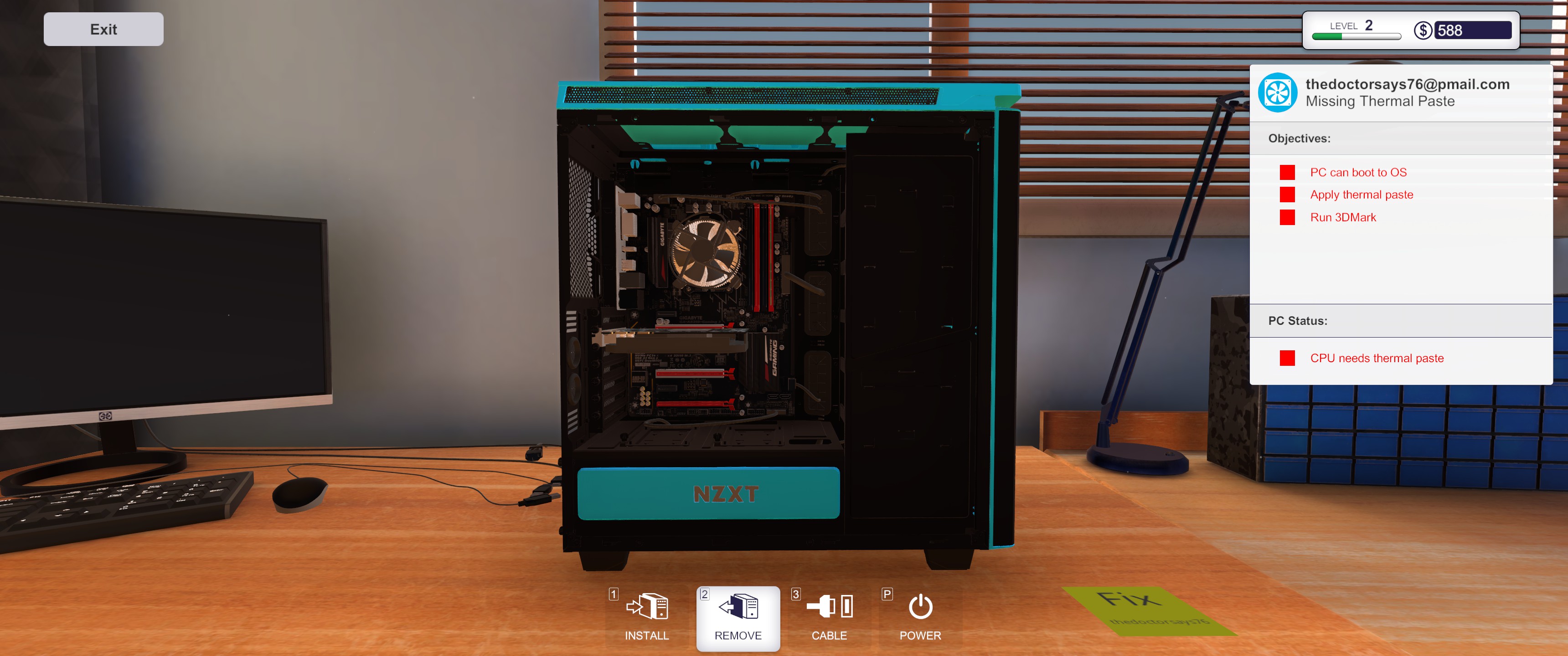 steam pc building simulator