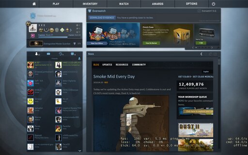 Сообщество Steam: Counter-Strike: Global Offensive. 