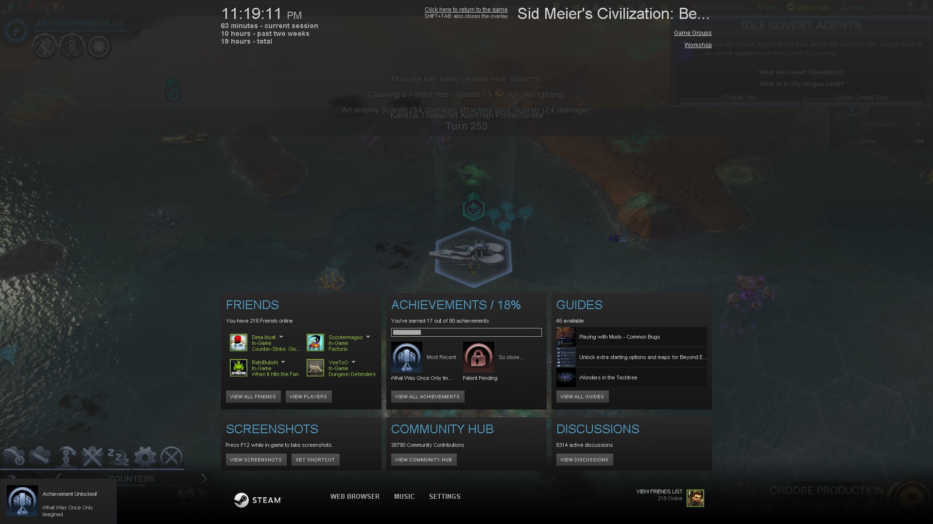 steam civilization beyond earth not loading