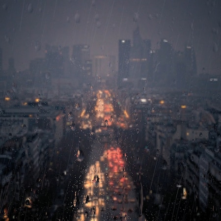 The city in the rain 2