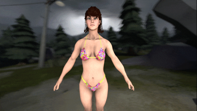 Sexy Bikini Tiffany Photoshoot!  Friday the 13th: The Game 