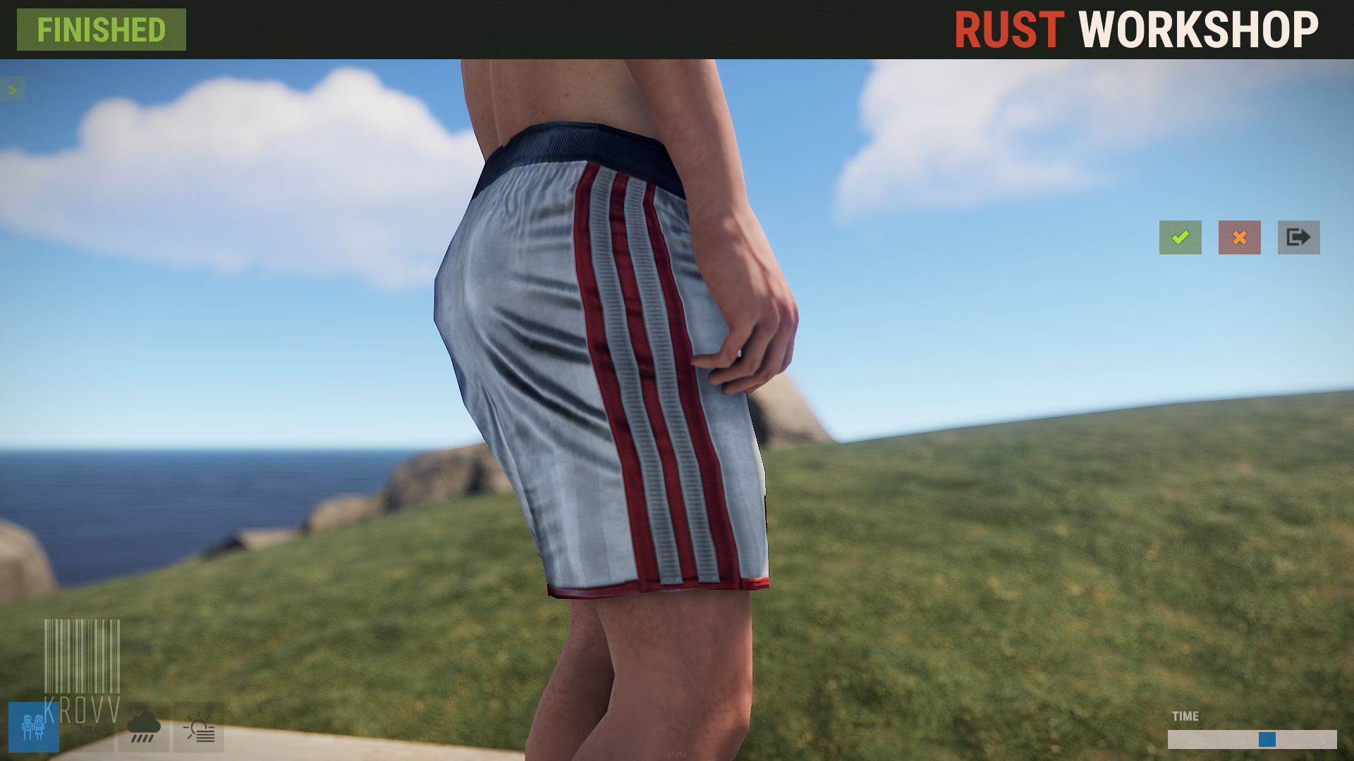 Rust Footballer Shorts thumbnail 2