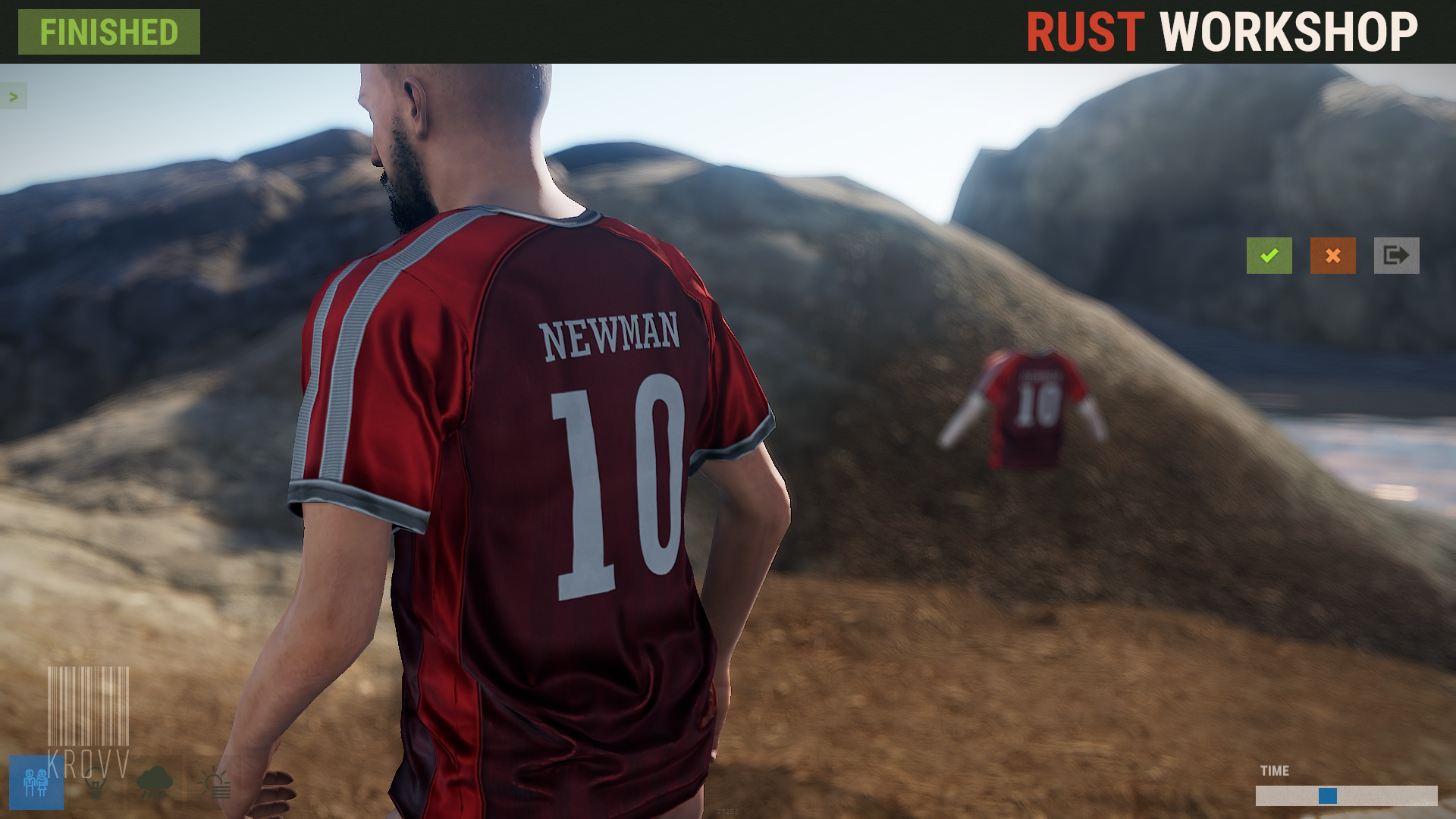Rust Footballer Shirt thumbnail 4