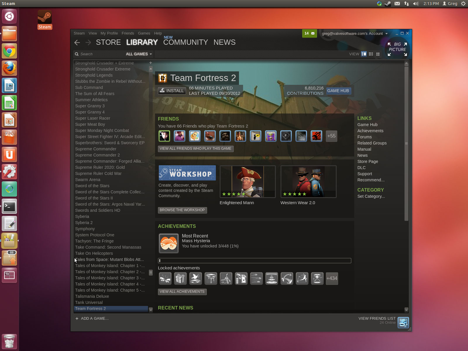 steam for linux debian