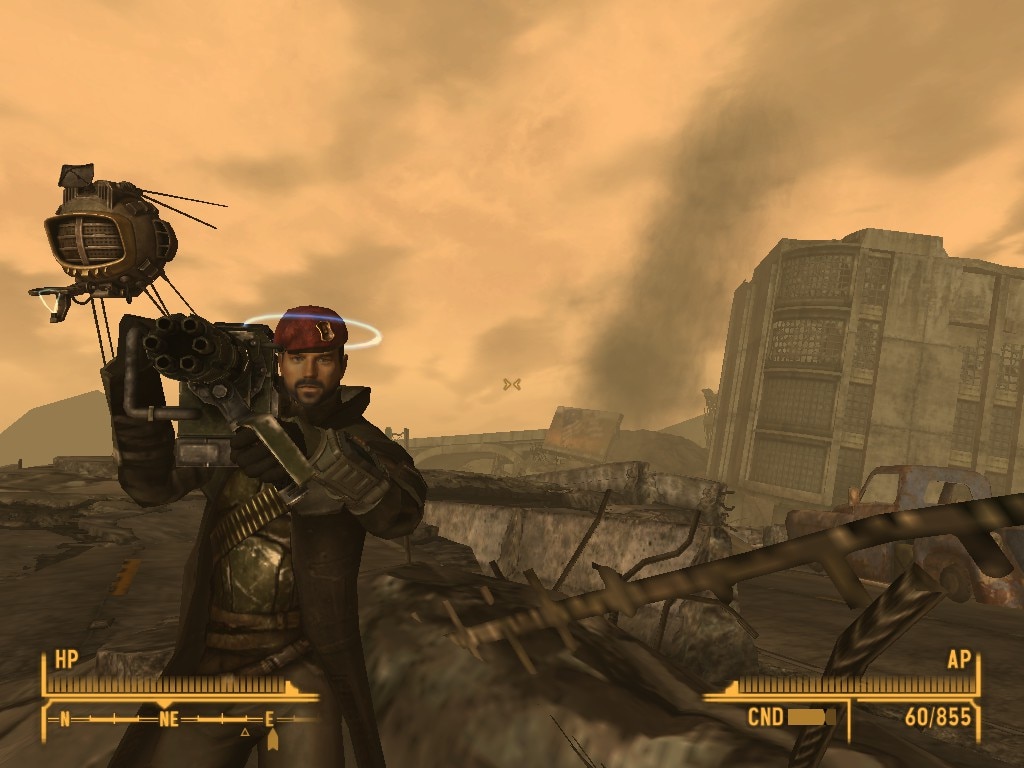 Fallout New Vegas Shoulder Mounted Machine Gun