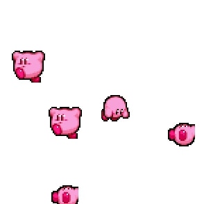 Kirby Invasion HTML Wallpaper