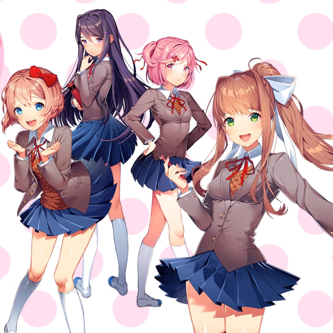Steam Muhely 心跳文学部 1080p Doki Doki Literature Club 心动文学俱乐部 Galgame Monika