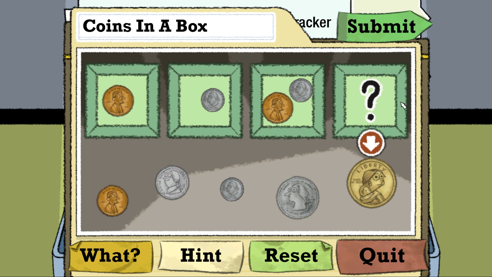 Puzzle: Coins In A Box
