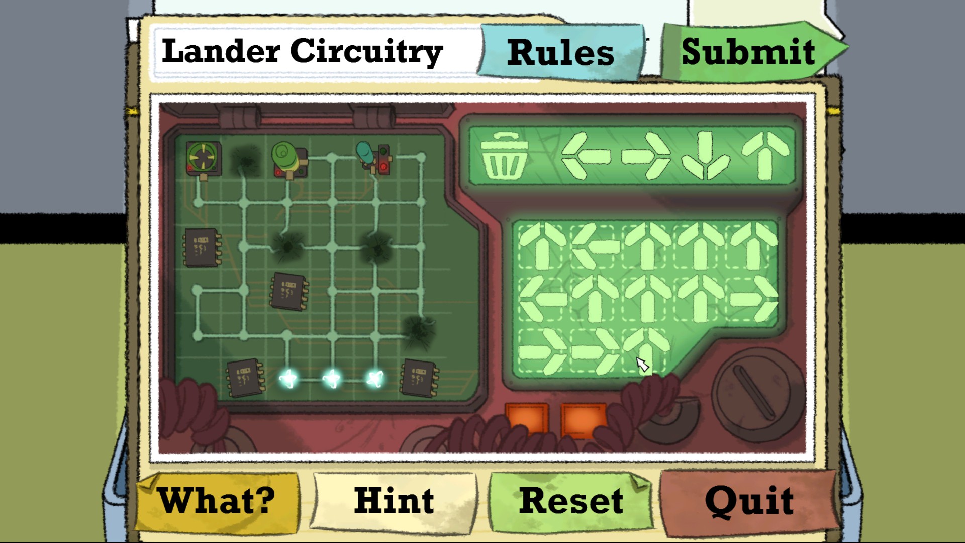 Puzzle: Lander Circuitry