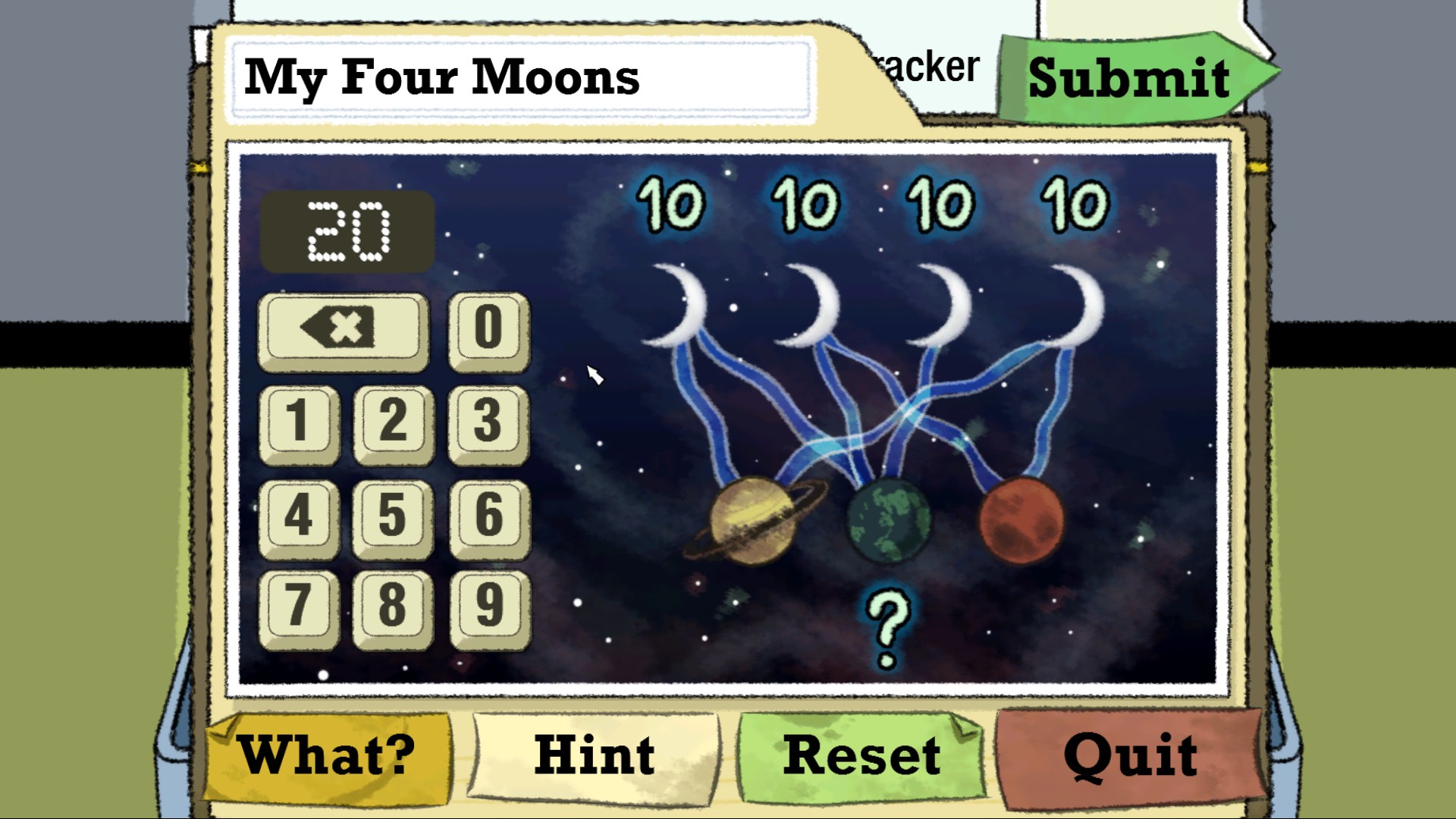 Puzzle: My Four Moons