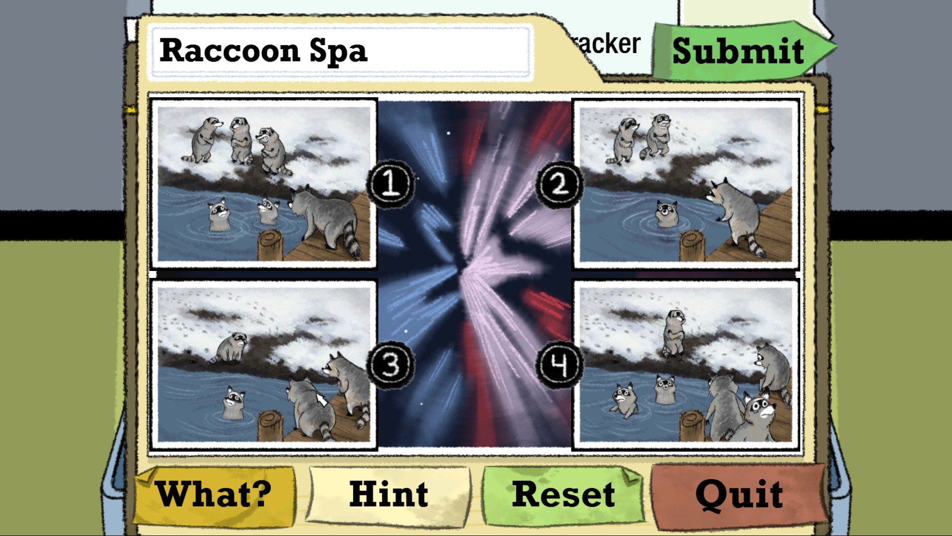 Puzzle: Raccoon Spa