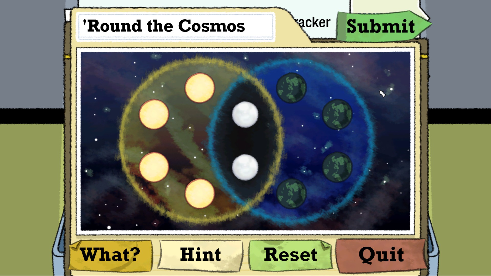 Puzzle: 'Round the Cosmos