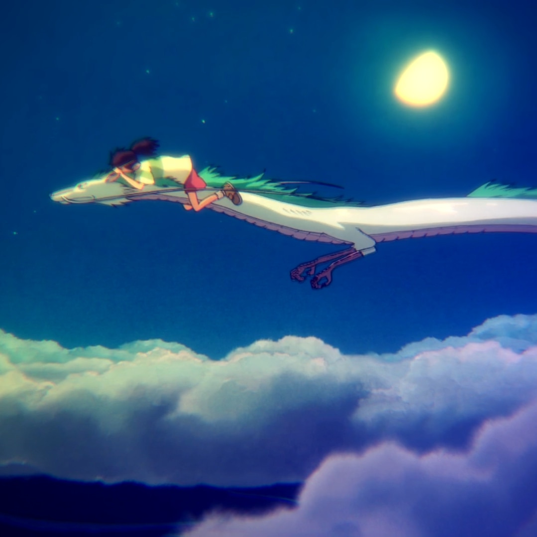 Through the skies [Spirited away Chihiro & Haku]