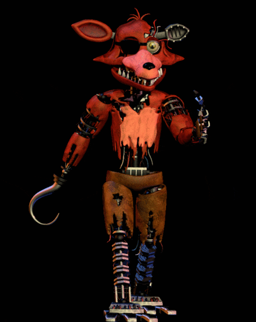 Steam Community :: :: Withered Foxy Walk Cycle.