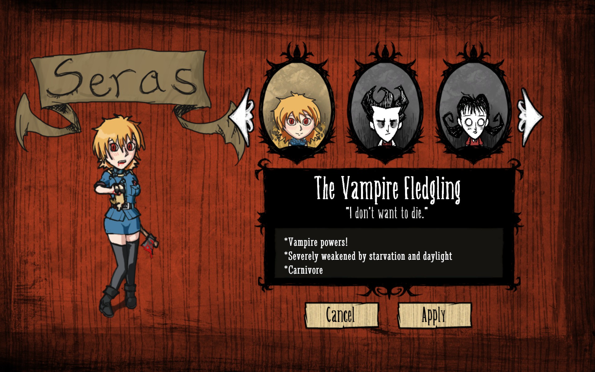 dont starve together character template