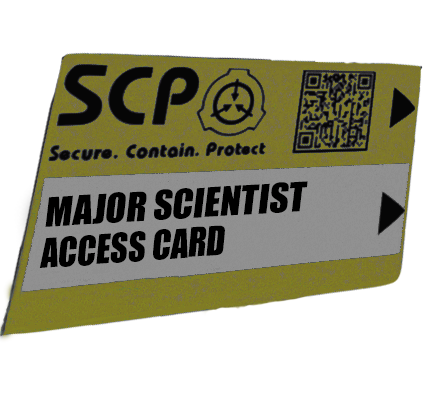Major Scientist Access Card