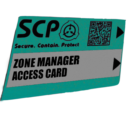 Zone Manager Access Card