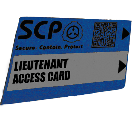 MTF Lieutenant Access Card