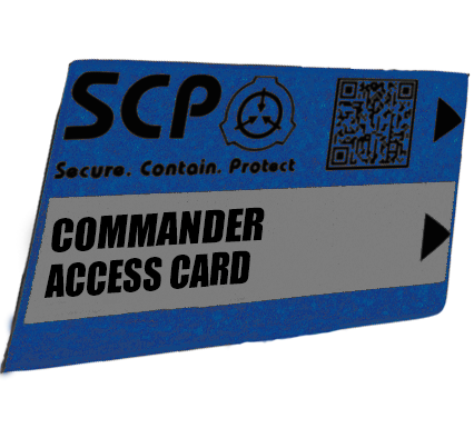 MTF Commander Access Card