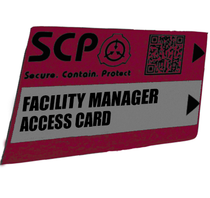 Facility Manager Access Card