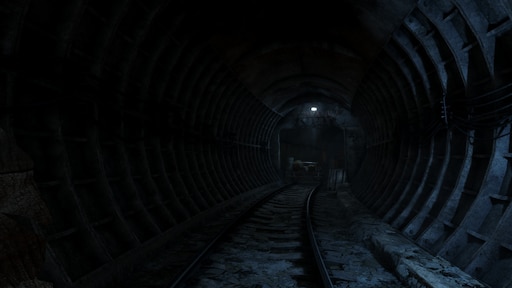 Заброшенный туннель метро 2033