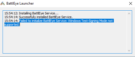 Steam コミュニティ ガイド Failed To Initialize Battleye Service Windows Test Signing Mode Not Supported Error Solution