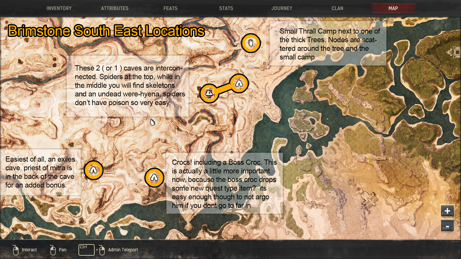 Conan exiles интерактивная карта мира на русском языке