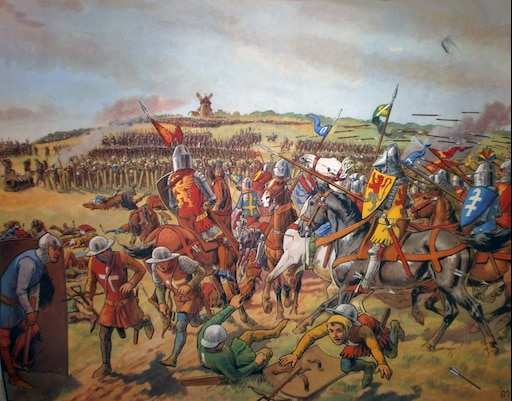 Вар по истории 11 класс. Битва при Креси (1346 г.).