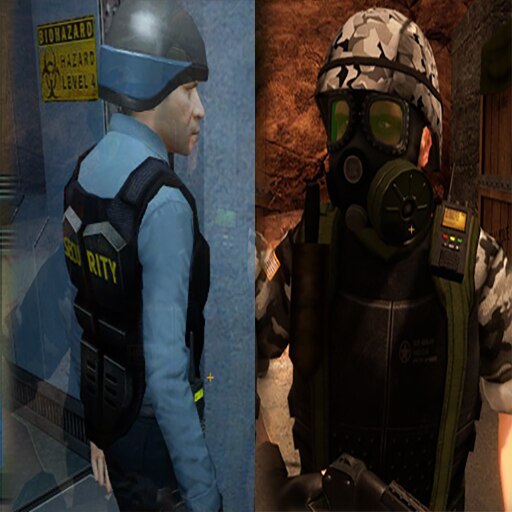 Steam Workshop Reverie Games Black Mesa Source Roleplay Security Guard And H E C U Marine Extra Gear Version - black mesa emergency clean up team roblox