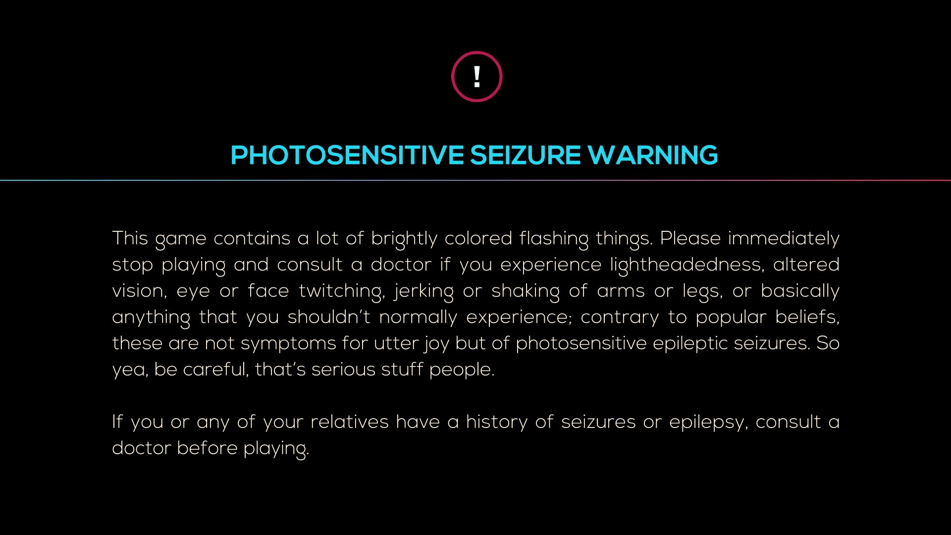 Photosensitive seizure warning rust что это