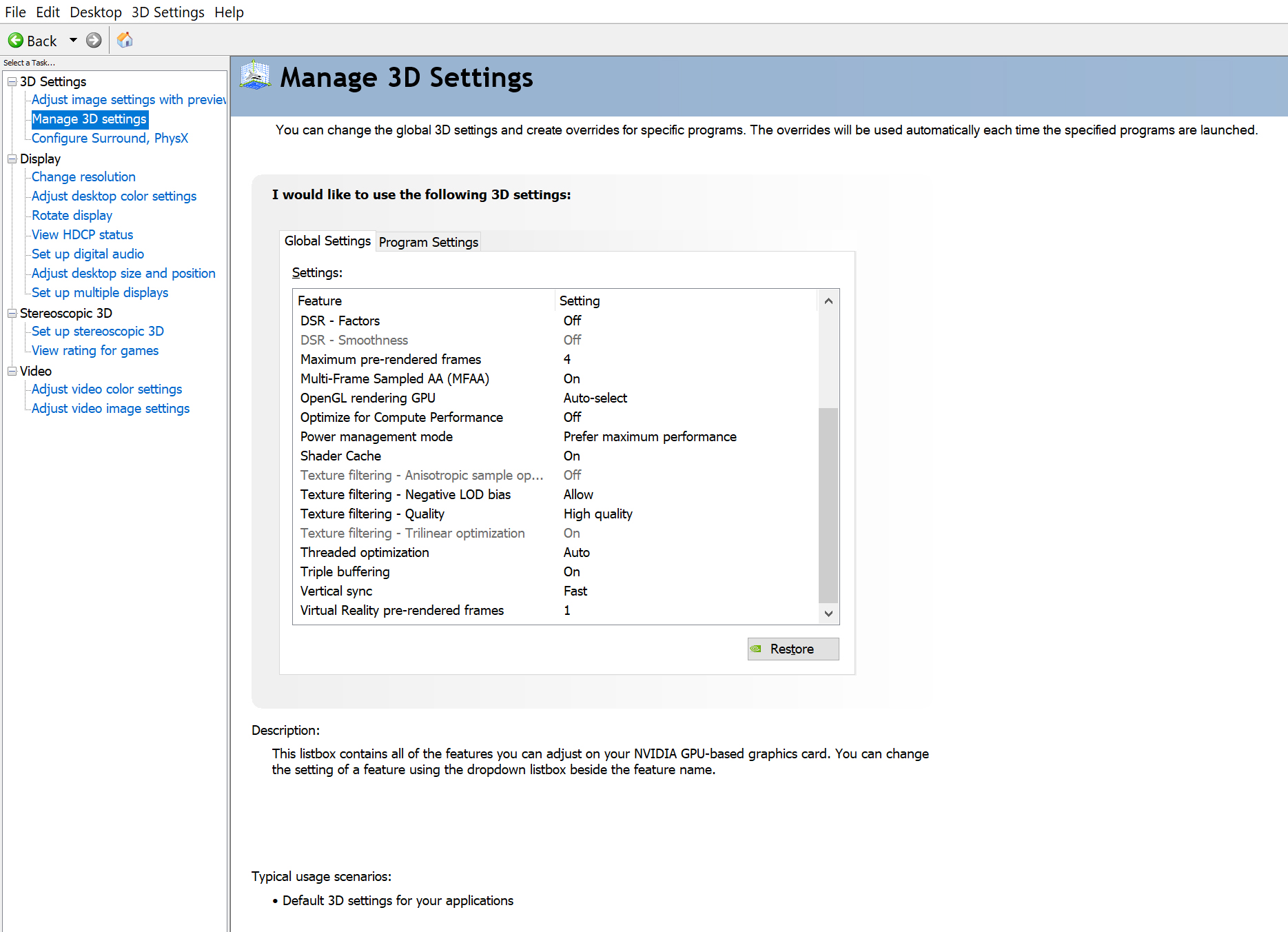 Steam Community Guide Nvidia Control Panel Settings Ingame