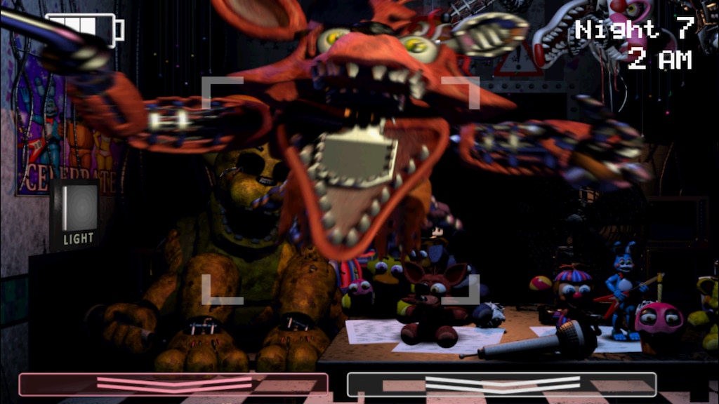 Five Nights at Freddy's 2 - Withered Foxy JUMPSCARE!!! 