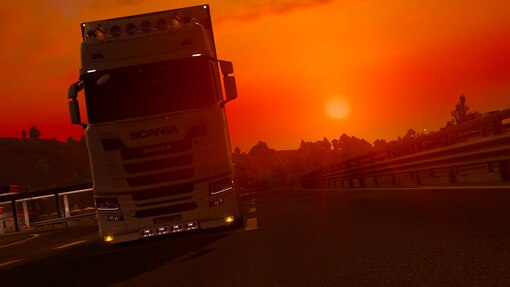 Euro Truck Simulator 2 закат