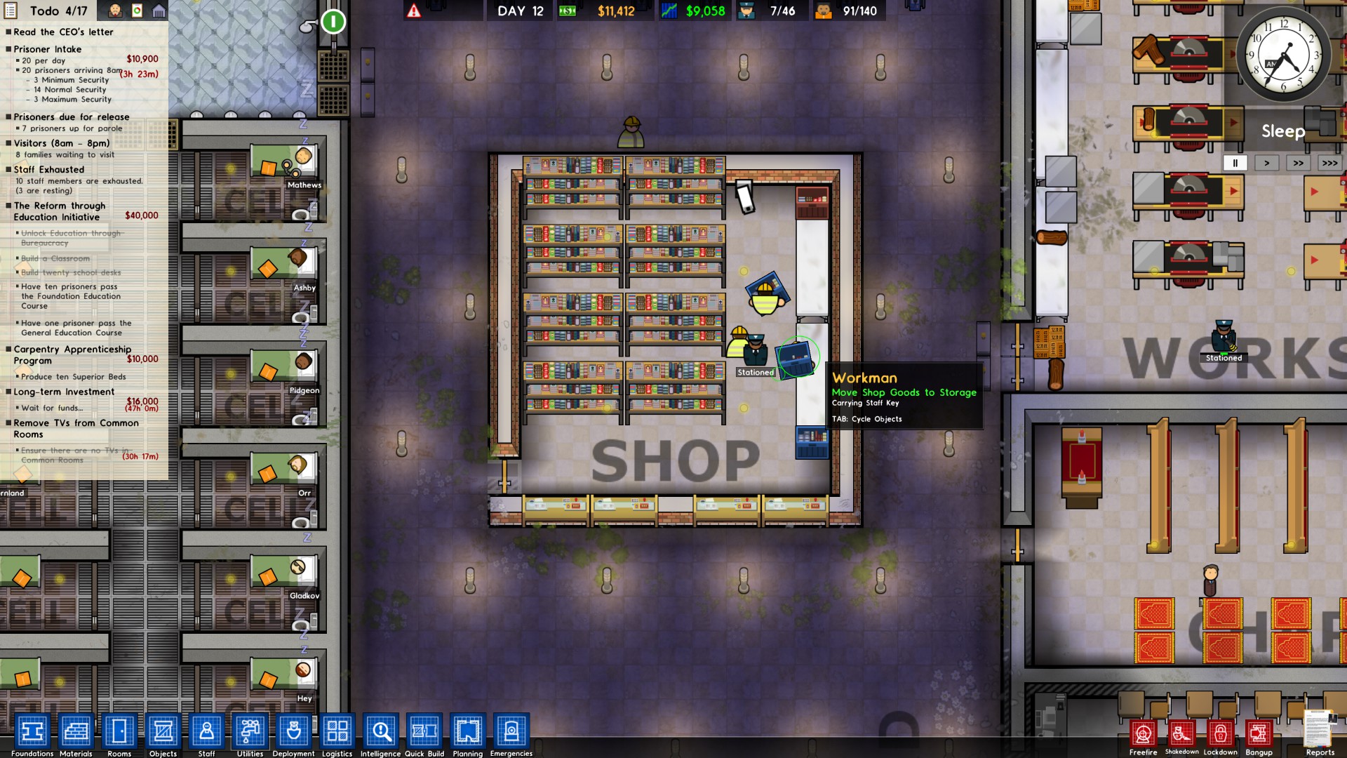 prison architect shop