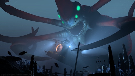 Сообщество Steam :: :: Subnautica - Reaper Leviathan.