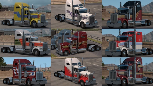 Steam Work Color Schemes For W900 - Kenworth Paint Colors