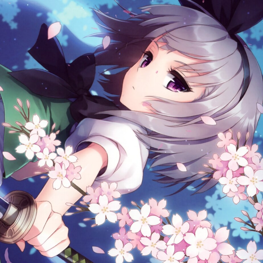 [東方] 半人半霊の庭師 魂魄妖夢 Konpaku Youmu