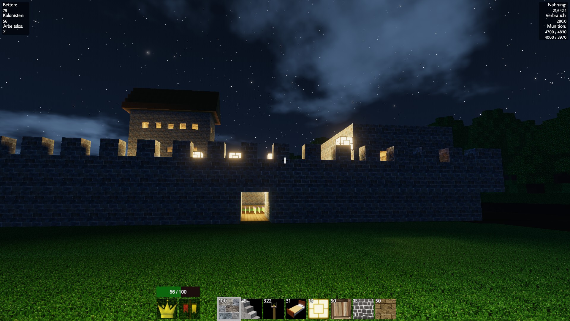 colony survival game keeps